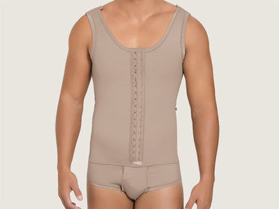 Model 4018C - Supreme Invisible Post-Op Slimming/Toning Torso/Abs Bodysuit Shaper w/ Briefs