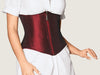 Model 7701C - Passionate And Fiery Crimson Taffeta Steel Boned Under-Bust Corset