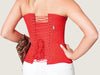 Model 7704B - Ravishing Scarlet Red Satin Steel Boned Corset