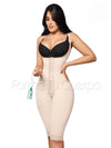 Model C-029 - Glamorous Toning Open Bust Bodysuit Shaper Infused w. Healing Power of 5 Plants