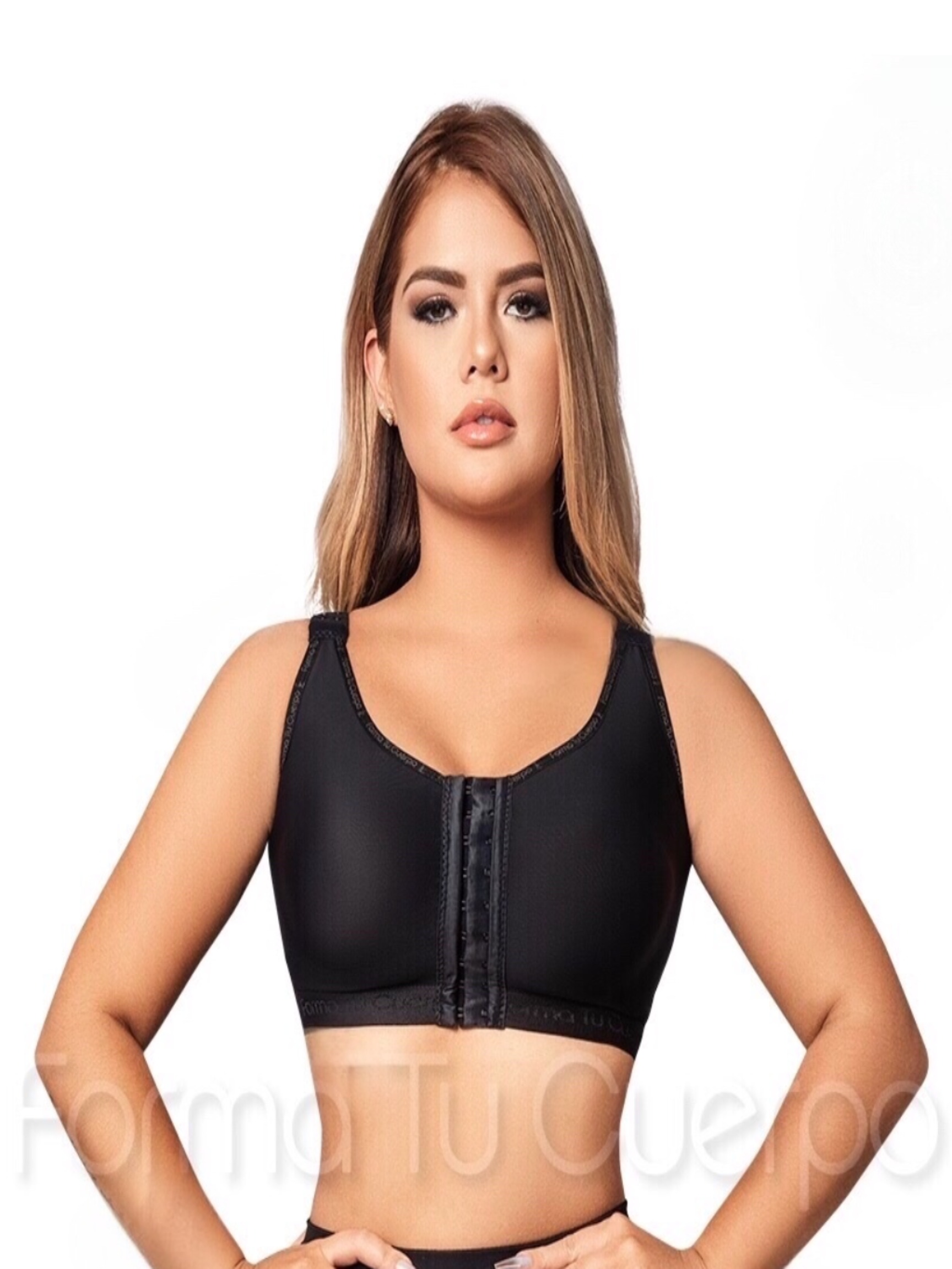 Model C-082 - Divine Post-Surgical Bra/Chest Compression Bra Infused w. Cannabis & Spirulina