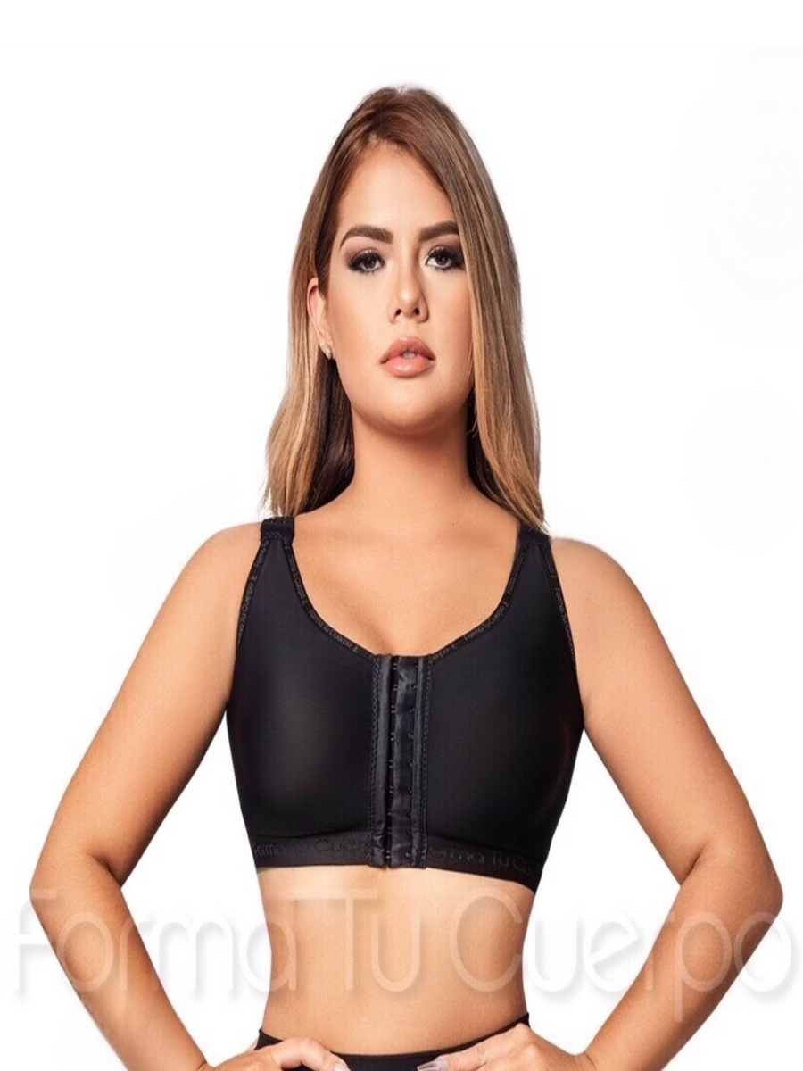 Model C-082 - Divine Post-Surgical Bra/Chest Compression Bra Infused w. Cannabis & Spirulina